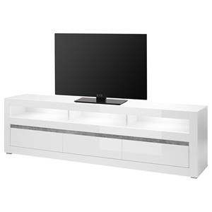 TV-Lowboard ¦ weiß ¦ Maße (cm): B: 217 H: 63 T: 42  - Möbel Kraft