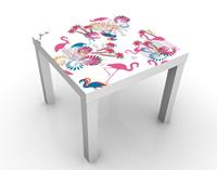 Bilderwelten Beistelltisch Muster & Textur Tanz der Flamingos
