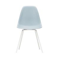 Vitra DSX - Eames Plastic Side Chair Stuhl / (1950) - Beine weiß -  - Blau/Grau