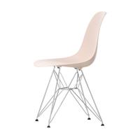 Vitra DSR - Eames Plastic Side Chair Stuhl / (1950) - Beine verchromt -  - Rosa