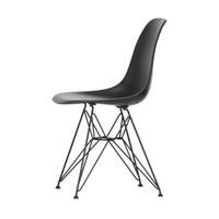 Vitra DSR - Eames Plastic Side Chair Stuhl / (1950) - Schwarze Beine -  - Schwarz