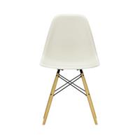 Vitra DSW - Eames Plastic Side Chair Stuhl / (1950) - Helles Holz -  - Grau