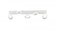 Brilliant MERIZA LED Deckenstrahler 70 cm Metall / Kunststoff Weiß 3-Flammig