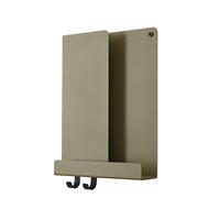 Muuto Folded Wandplank Olijf - b. 29.5 x h. 40 x d. 8 cm.