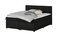 Boxspringbett ¦ schwarz ¦ Maße (cm): B: 167 H: 104 T: 209  - Möbel Kraft