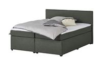 Boxspringbett ¦ grau ¦ Maße (cm): B: 187 H: 104 T: 209  - Möbel Kraft