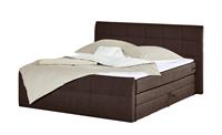 Boxspringbett ¦ braun ¦ Maße (cm): B: 200 H: 110 T: 220  - Möbel Kraft