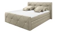 Kollektion Kraft Boxspringbett ¦ beige ¦ Maße (cm): B: 200 H: 114  - Möbel Kraft