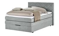 Boxspringbett ¦ grau ¦ Maße (cm): B: 152 H: 116 T: 213  - Möbel Kraft