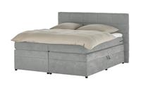 Boxspringbett ¦ grau ¦ Maße (cm): B: 204 H: 124 T: 212  - Möbel Kraft