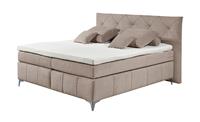 Kollektion Kraft Boxspringbett 180x200 cm ¦ beige ¦ Maße (cm): B: 200 H: 118  - Möbel Kraft