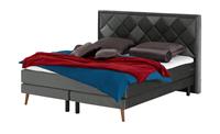 Playboy Boxspringbett  Audrey ¦ schwarz ¦ Maße (cm): B: 190 H: 118 T: 210  - Möbel Kraft