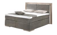 Primo Massivholz-Boxspringbett mit LED-Beleuchtung ¦ braun ¦ Maße (cm): B: 230 H: 130  - Möbel Kraft