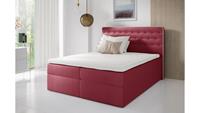 Stylefy Aladin Boxspringbett Velours 120x200 cm Bordeaux