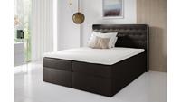 Stylefy Aladin Boxspringbett Kunstleder 120x200 cm Braun