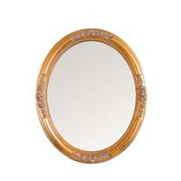 Doncosmo Ovaler Spiegel in Gold Barock