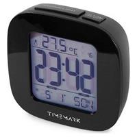 Wekker Timemark Zwart (9,5 X 9,5 X 4 Cm)