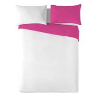 Naturals Bettdeckenbezug  Weiß Pink (Mått: Bred enkelsäng (180 x 270 cm))