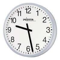 Peweta Großraum-Wanduhr ø 42 cm, Batteriebetrieb, Feuchtraumausführung, Zifferblatt arabische Zahlen