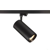 SLV NUMINOS XL LED-railspot 3-fasig LED vast ingebouwd 36 W Zwart