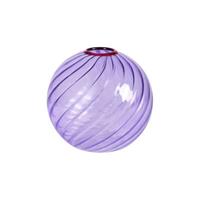 & klevering Spiral Vase / Ø 13 cm - Glas -  - Violett