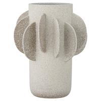 Bloomingville Herold Vase / Keramik - Ø 18 x H 22 cm -  - Beige