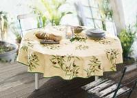 HOME Living Tischdecke Olive Tischdecken beige