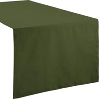 REDBEST Tischläufer Seattle dunkelgrün Gr. 150 x 150