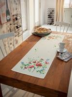 HOME Living Tischläufer SPAR-SET 2x Landblumen Tischläufer beige