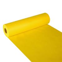 PAPSTAR TischlÃ¤ufer, stoffÃ¤hnlich, Vlies soft selection 24 m x 40 cm gelb auf Rolle 84324