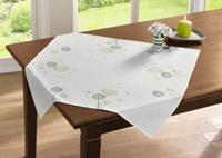 HOME Living Tischdecke SPAR-SET 2x Pusteblume Tischdecken weiß