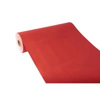 PAPSTAR TischlÃ¤ufer, stoffÃ¤hnlich, PV-Tissue Mix ROYAL Collection 24 m x 40 cm rot auf Rolle 84970