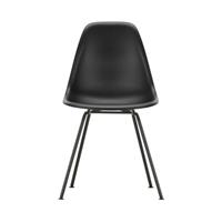 Vitra DSX - Eames Plastic Side Chair Stuhl / (1950) - Schwarze Beine -  - Schwarz