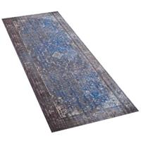 Pergamon Küchenläufer Teppich Trendy Orient Vintage Teppichläufer blau/grau Gr. 60 x 150