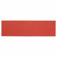 Esprit Tischläufer mit Kunstlederlabel 40x140cm HARP Flanell Optik rot