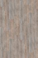 Infloor Teppichfliese Velour Holzoptik Vintage grau, rechteckig, 6 mm Höhe, 14 Stück, 4 m², 25 x 100 cm, selbsthaftend, für Stuhlrollen geeignet