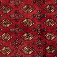 morgenland Hoogpolige loper Belutsch geheel gedessineerd rosso scuro 197 x 108 cm Handgeknoopt