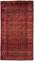 morgenland Hoogpolige loper Shiraz geheel gedessineerd rosso 225 x 121 cm Handgeknoopt