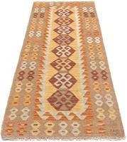 morgenland Loper Kelim Maimene medaillon 200 x 60 cm Omkeerbaar tapijt