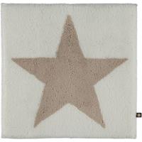 RHOMTUFT Badteppich STAR weiß/stone - 1340, beige, 60x60 cm