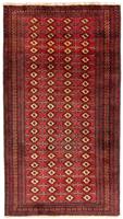 morgenland Hoogpolige loper Belutsch geheel gedessineerd rosso 200 x 106 cm Handgeknoopt