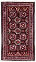 morgenland Hoogpolige loper Belutsch geheel gedessineerd rosso 194 x 105 cm Handgeknoopt
