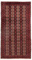 morgenland Hoogpolige loper Belutsch geheel gedessineerd rosso 191 x 100 cm Handgeknoopt