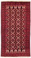 morgenland Hoogpolige loper Belutsch geheel gedessineerd rosso 191 x 101 cm Handgeknoopt