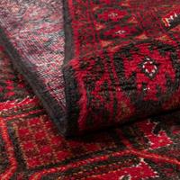 morgenland Hoogpolige loper Belutsch geheel gedessineerd rosso 191 x 102 cm Handgeknoopt