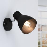 Paulmann Davy wandlamp, zwart, 1-lamp
