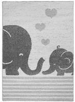 Primaflor-Ideen in Textil Kinderteppich »SOFT - Little Elephant«, , rechteckig, Höhe 17,5 mm, Kurzflor, Motiv Elefanten, Kinderzimmer