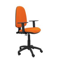 PIQUERAS Y CRESPO Ayna bali orangefarbener Stuhl mit verstellbaren Armlehnen