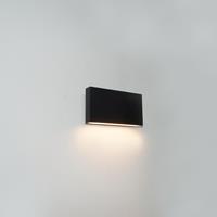 Artdelight Strakke wandlamp Box zwart WL BOX1 ZW