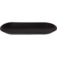 Kolibri Home | Plate oval - Zwarte ovale dienblad Ø30cm